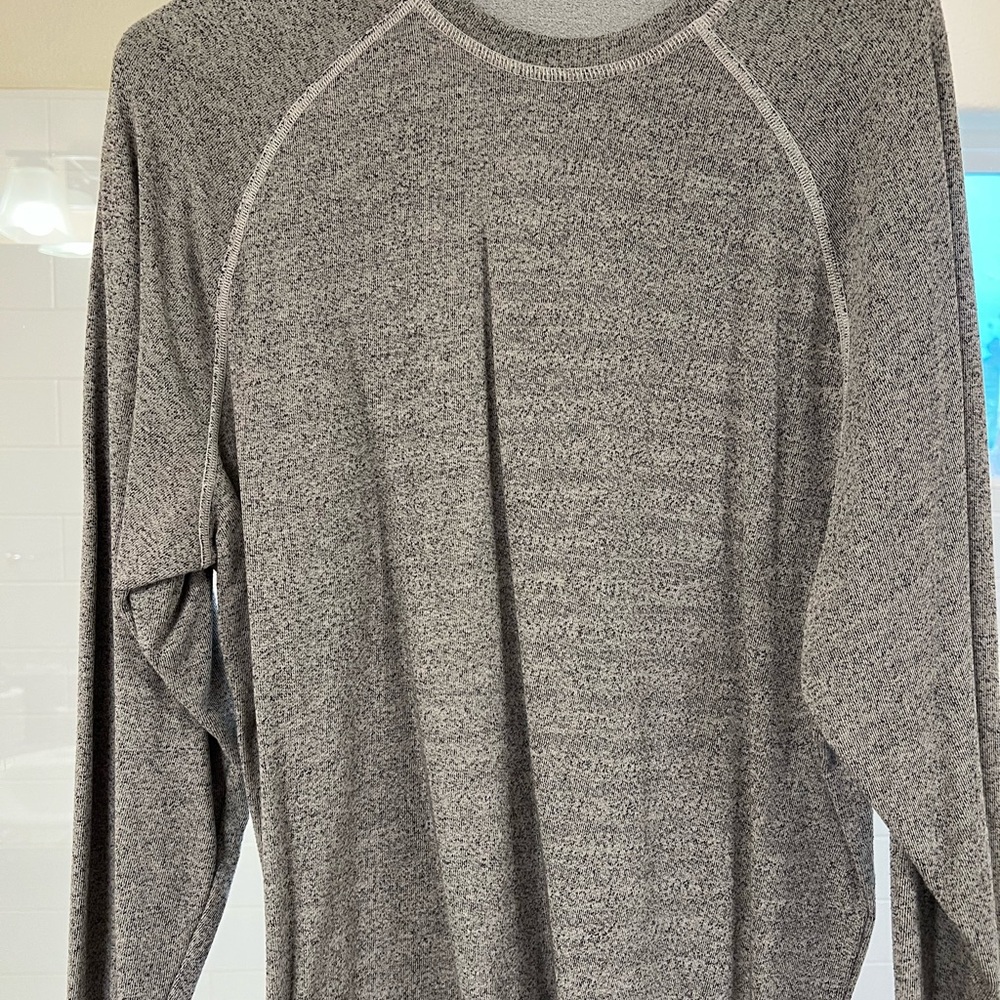Agave Gray Long Sleeve Tee with Raglan Sleeves